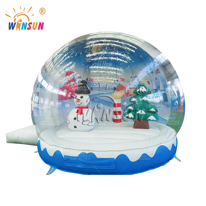 Christmas Inflatable Snow Globe with snowman